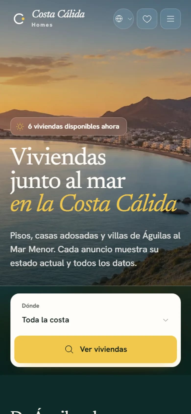 Le même site de démonstration sur un téléphone